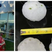 hail damage claim, Damage from Georgetown, TX May 2020 Hail Storm
