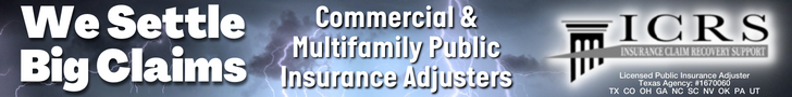 Public Adjuster for Multifamily, Commercial & Property Management, Apartments, Commerical, Multifamily & Property Management Companies