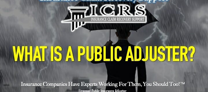 What is a public adjuster V2
